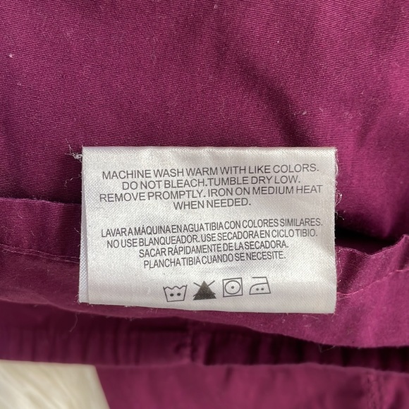 Better homes and gardens flawed dark purple thick cotton polyester top sheet OS - Picture 6 of 17